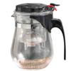 Large Glass Teapot with Lid & Handle, Heat-Resistant, Stainless Steel Infuser, Floating Cup