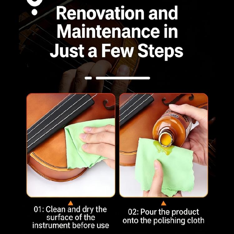 Olio per la Manutenzione degli Strumenti a Corda Olio per la Pulizia e la Cura del Violino Per Corde di Violino Pulizia e Manutenzione della Tastiera
