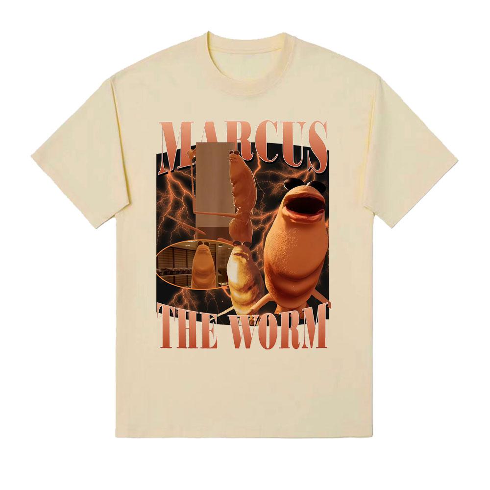 Vtipné tričko s memem Červ Marcus Kde je Jimbo James? Grafické tričko Pánské Dámské Vintage Humor Ležérní Tričko s krátkým rukávem