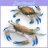 Pvc Marine Animal Model Large Crab Aquarium Decor For Home And Office Display