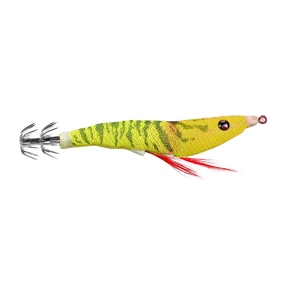 

Essential for sea fishing3.0Luminous Fake Bait for Squid and Cuttlefish with Umbrella Hook and Sound Beads, High Simulation Fish 11cm 7g
