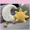Delightful Ins Nordic Style Smiling Face Sun And Moon Plush Pillow For Home Decor
