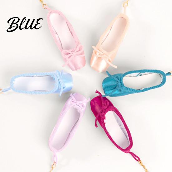 Balletttänzer Geschenk Satin Schuh Schlüsselanhänger Handgefertigt Mini Spitzschuh Anhänger