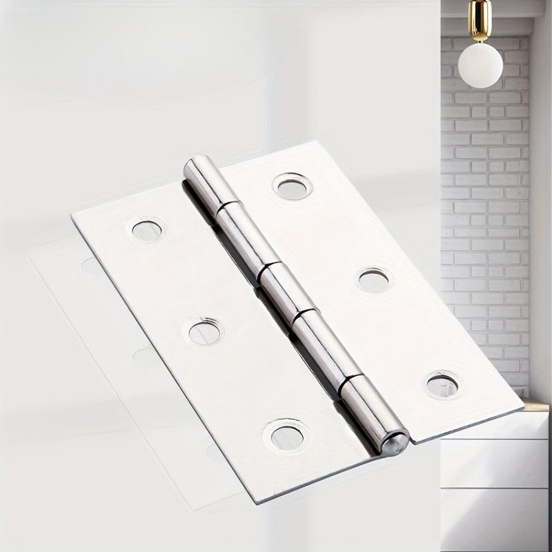 Durable Stainless Steel Flat Hinges - Stylish Design Suitable for Cabinets, Windows, and Wooden Boxes | Essential Home Decoration