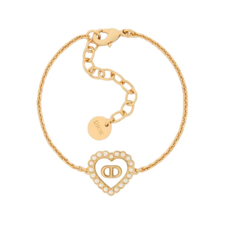

Dior Logo Resin Bracelet Women bracelet Gold B3075WOMVE_D301 F,Gold