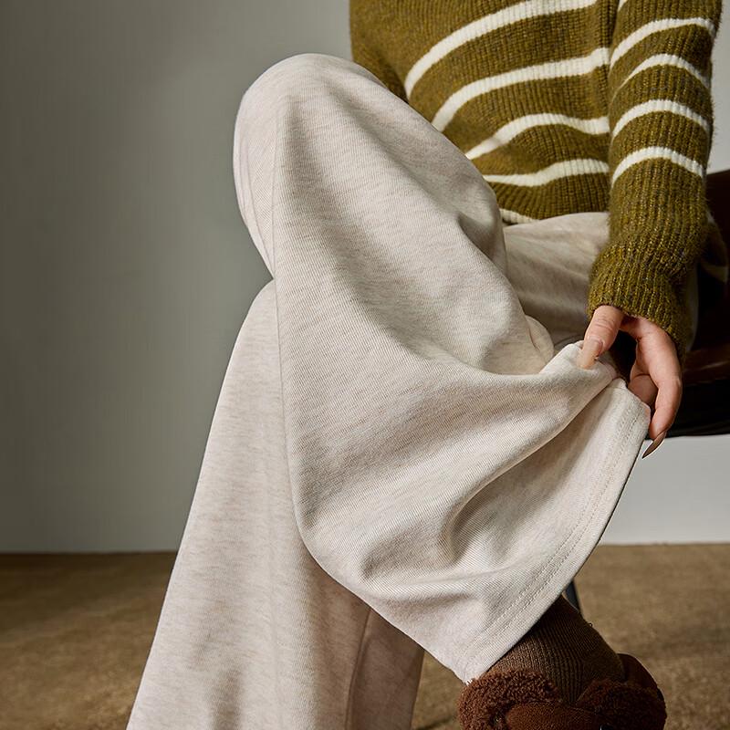 Chuyu Women's 2025 Winter Wide-Leg Casual Pants