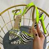 Women 'S Sexy Sandals Colorblock Pointed Toe Open Toe Zebra Pattern 11 .5cm Stiletto High Heels Sandalias Wedding Shoes Size 35 ~42