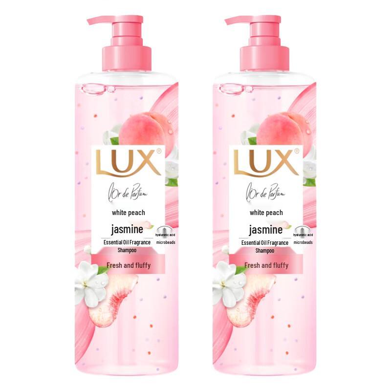 Lux White Peach Jasmine Essential Oil Shampoo (Refreshing & Volumizing)