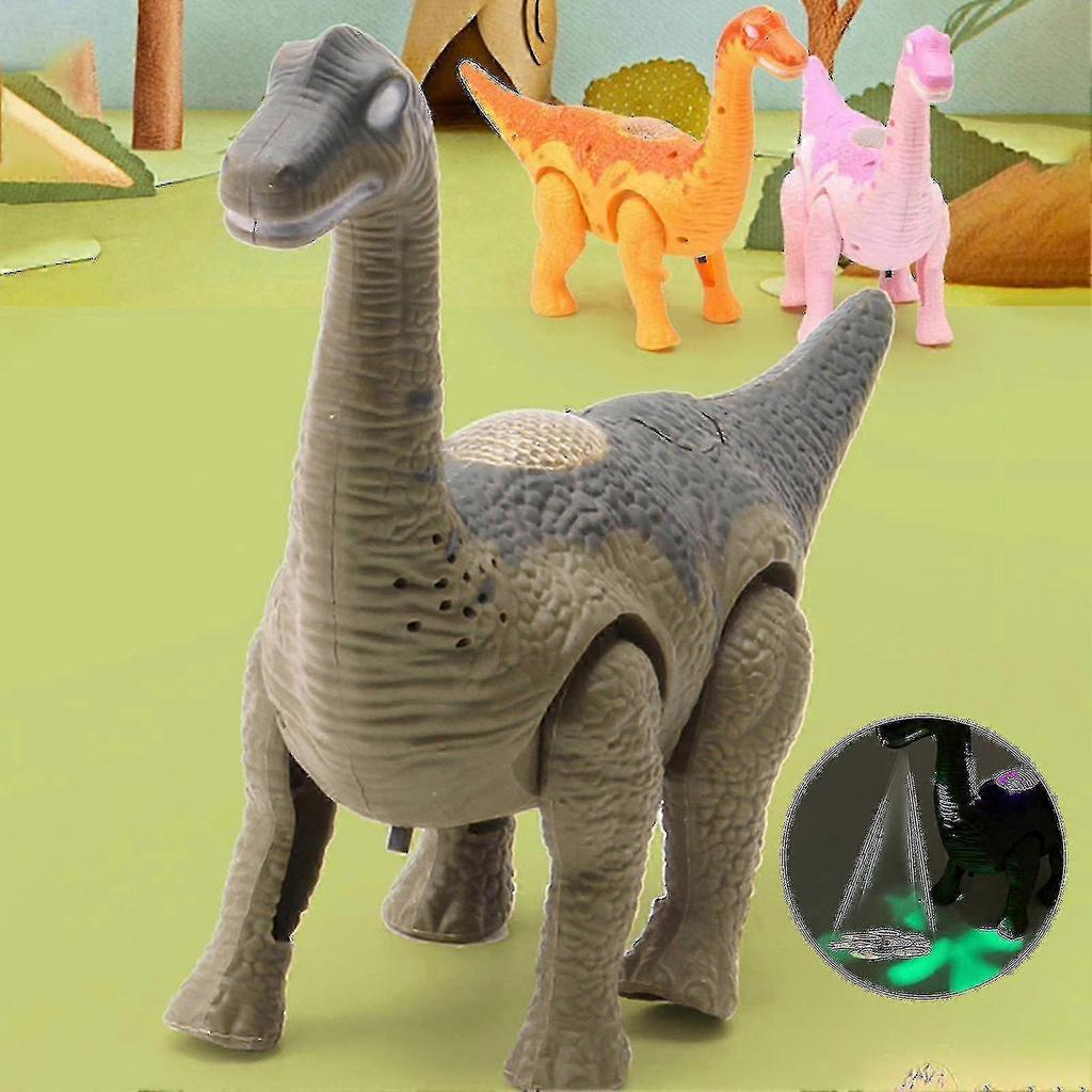 Simulation Walking Interactive Dinosaur Model Toy With Light Electric Dinosaur Toy Luminescent Projection