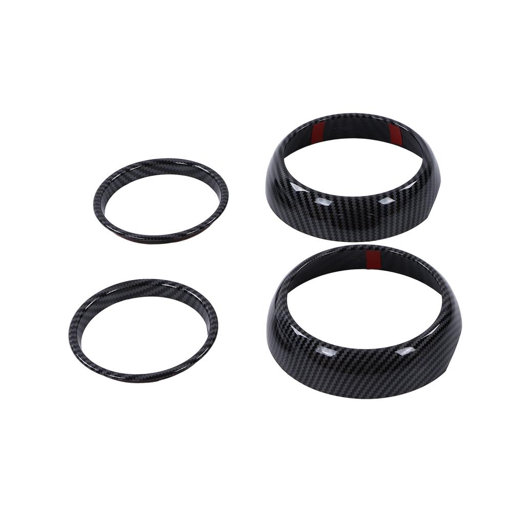 4pcs Carbon Fiber Style Air Vent Cover Trims Replacement F55 F56 F57 Hatchback 2014‑2021