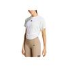 adidas Powerclimacool Doux Agréable Confortable Polyvalent T-shirt à Manches Courtes Épaules Tombantes Tops pour Femmes JX1194