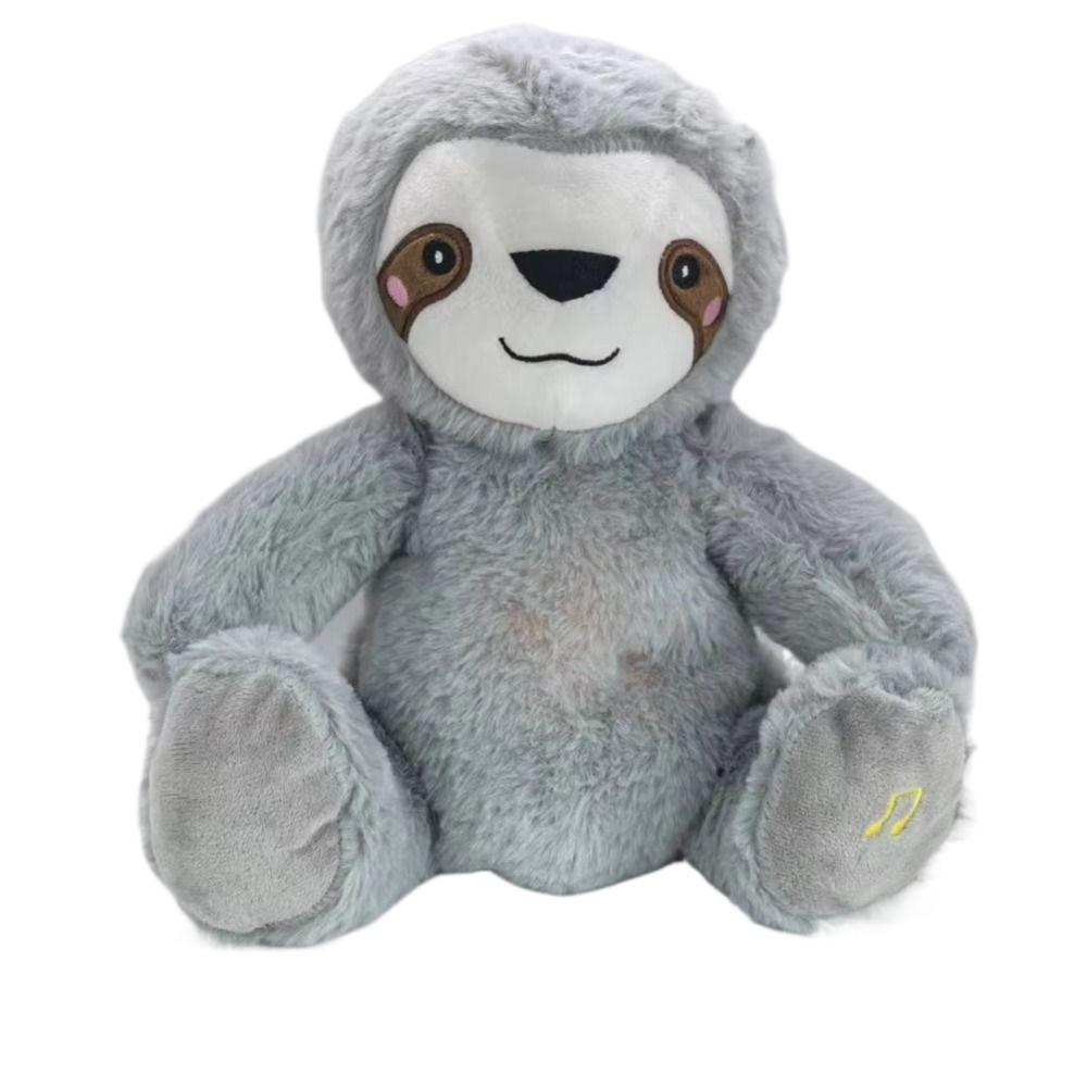 Simulation Sloth Breathing Toy Heart Baby Breath Toy Cute Sound Sleeping Doll Newborn Toddler
