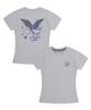 ALVINCLO [Women] Angel Wings Semi-Crop Short Sleeve T-Shirt Ast3703 (3 Colors)