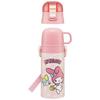 Skater Stainless Steel Water 420ml or 350ml Featuring My Melody and Lightweight and It Keeps Drinks Hot and A Cute Sports Bottle for Kids and Product