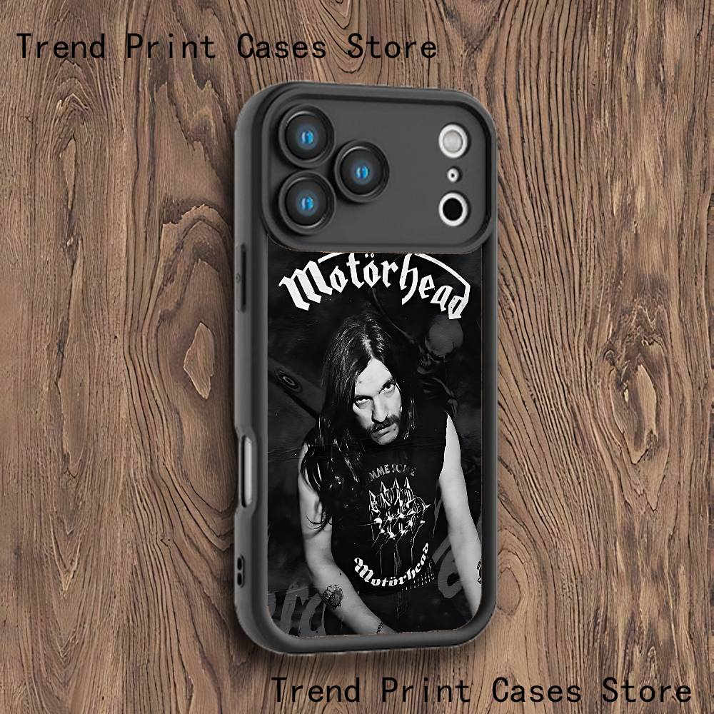 

Band-M-M-MotorheadS-S Phone Case For iPhone 17,16,15,14,13,12,11,Pro,Max,Plus,X,XS,SE4,E,Mini Black Thickened border Case iPhone 17 Air