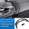 Car Center Console Armrest Storage Box Button Cover Trim For Mercedes Benz GLC250 GLC300 C200 C250 W205 Car Accessories
