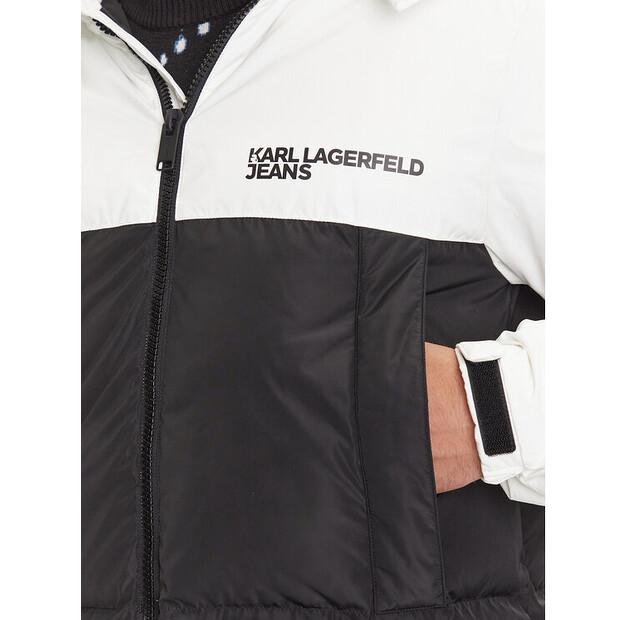 Winter Jacket Karl Lagerfeld Jeans A3M15034, Black, Standard Fit