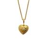 Buccellati Craft Weaving Carved Gold Brushed Silk Love Necklace With Diamonds Vintage Pendant Embossed Chopin Chain