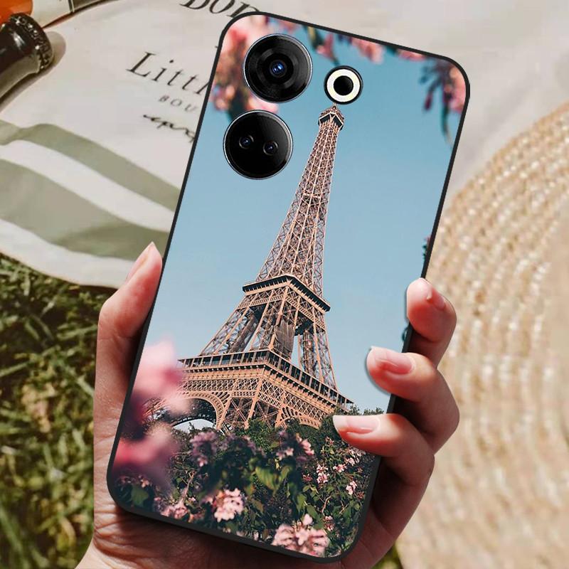 Für Tecno Camon 20 4G Hülle Silikon Rückseite Handyhülle für Tecno Camon 20 Pro 5G Hüllen Camon20 Pro 4G Weiche Bumper Coque Hülle