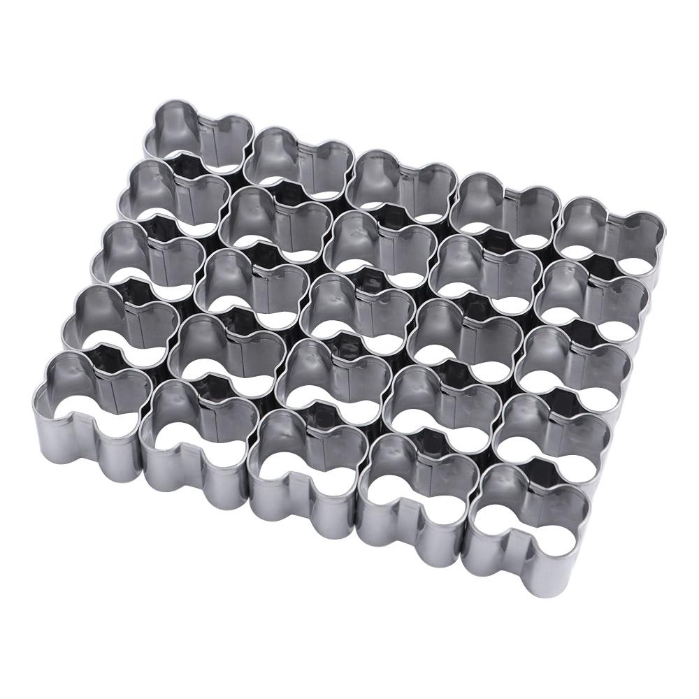 Stainless Steel Cookie Cut Mold 3D Biscuit Embosser Candy Bone Shaped Cookies Cutters  Kitchen