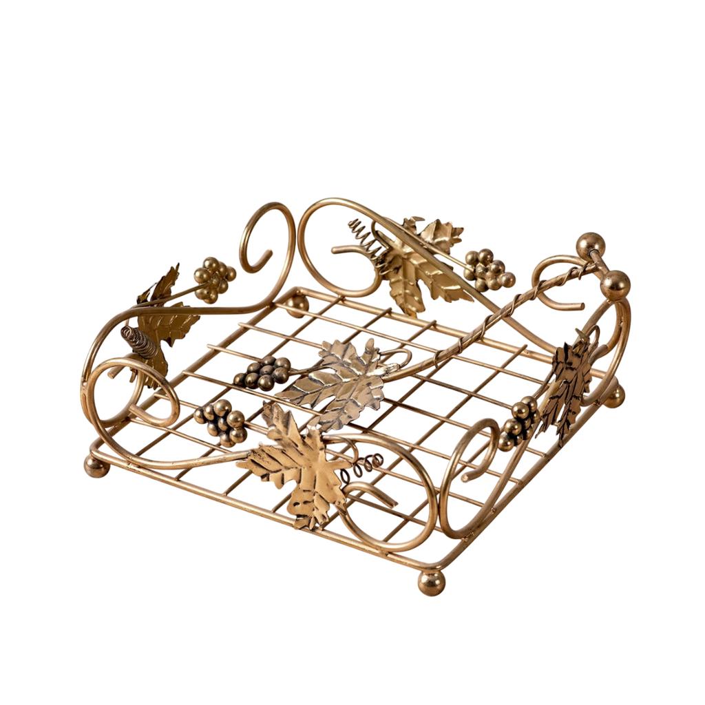 Napkin Holder, Metallic Tissue Paper Holder (Gold), Nestroots