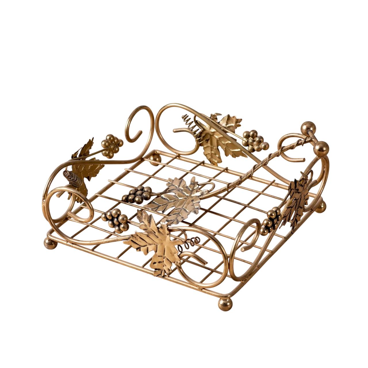 Салфетница, Metallic Tissue Paper Holder (Gold),  Nestroots