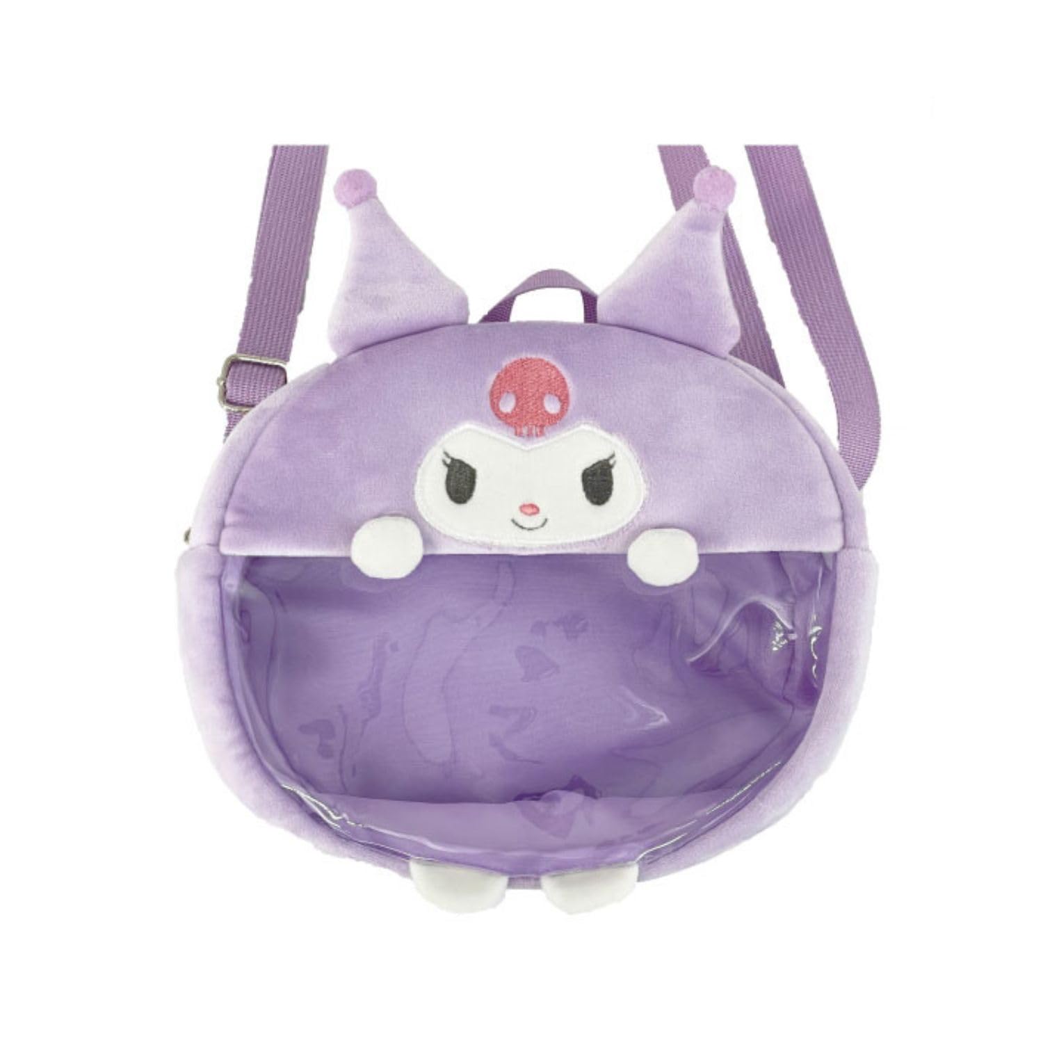 Sunart Sanrio Plush Clear Bag Kuromi 2-way SAN-0111