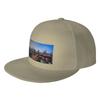 Fashion Austin  Texas  City Skyline  City Lights Flat Brim Sun Hat  Cycling Summer Hat