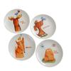 Ceramic Round Steak Plate Set - Customizable with Logo