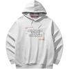 Anta Basketball Series Letter Hooded Comfortable Breathable Versatile Loose Fleece Warm Sweatshirt Men Sweatshirt Clear-Wind-Gray 152441724N-1