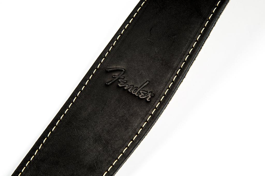 Fender Ball Glove Leather Strap, Black