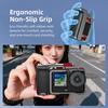 Schnellwechsel Xplorer Griff-Kit Metallkäfig Auslöseknopf Aluminiumlegierung Street Grip Griff mit Cold Shoe für DJI Osmo Action 6