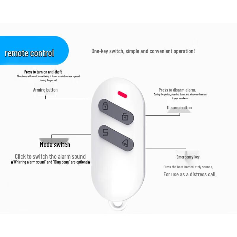 Lingfang KR-D2 Door Sensor Alarm