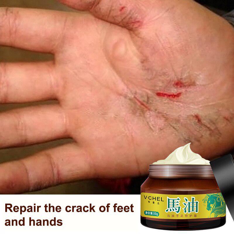 Moisturizing Repair Hand Foot Cream Anti-Aging Horse Oil Skin Whitening Nourishing Hydrating Hand Cream Hand Care