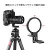 SWFOTO 80mm Ring Tripod Mount for Horizontal and Vertical Equipped with Type Quick Release Suitable for Z9 and R3 DSLR Cameras with Rotating Quick