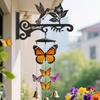 10 Inch Aesthetic Wall Plant Hanger Metal Hanging Plant Bracket for Hanging Plants Bird Feeder Wind Chime Lantern