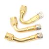 Brass Tire Valve Extender 90 degrees  135 degrees  45 degrees  Valve Stem Extension Adapter for Car Motorcycle Bike