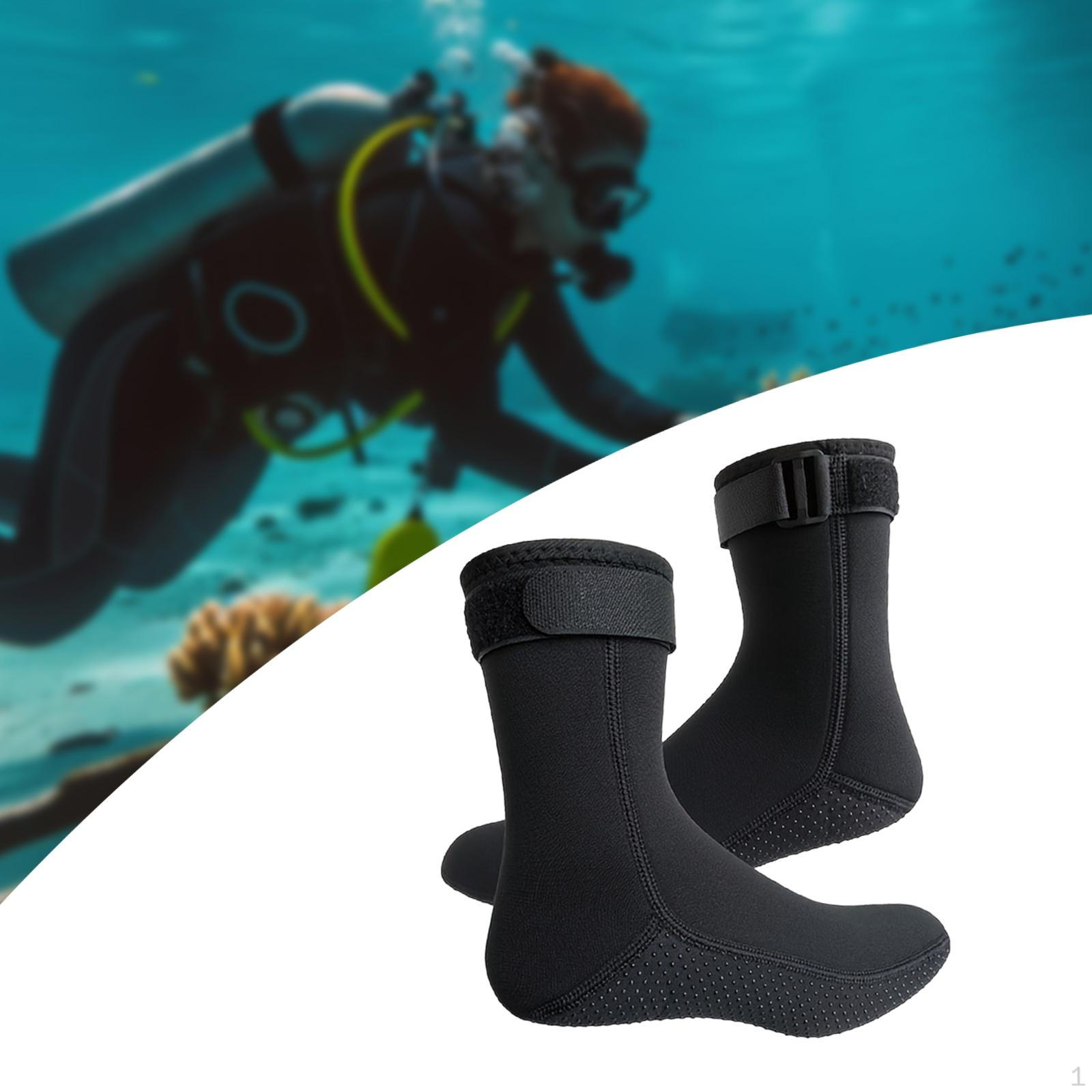 

Носки для дайвинга 3 мм неопреновые пляжные противоскользящие для плавания с маской и трубкой для мужчин и женщин XL
