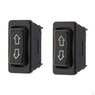 5Pins Dual Row Electric Power Window Switch Button Universal 12V/24V 2