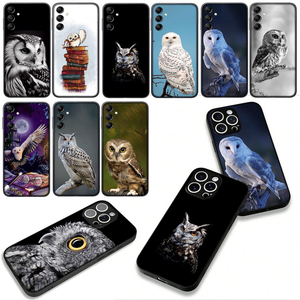 Cover for Xiaomi Poco F7 F6 F8 Ultra F5 X7 X6 X5 X3 NFC M7 M6 Pro C85 C75 C65 C71 C61 Phone Case Bird Owl Wallpaper