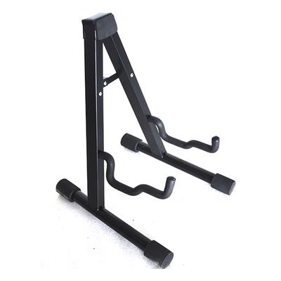 Soporte de Guitarra A Marco Plegable Hierro Portátil Soporte de Instrumento para Guitarras Acústicas Negro