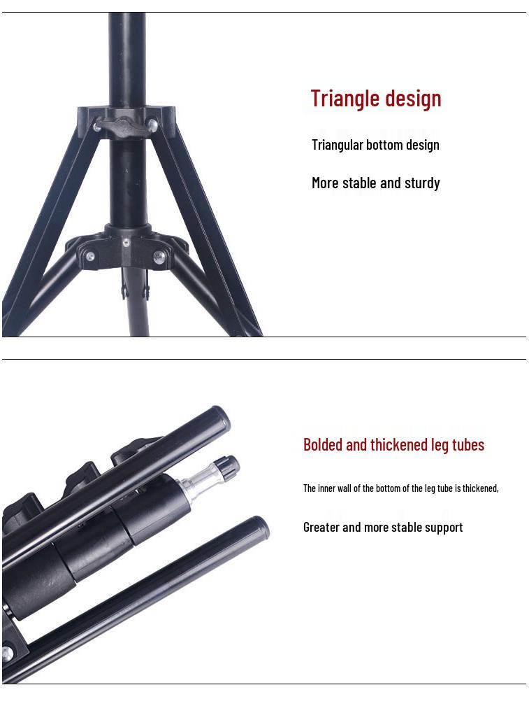 1.6m Foldable Mannequin Head Tripod for Hairdressing