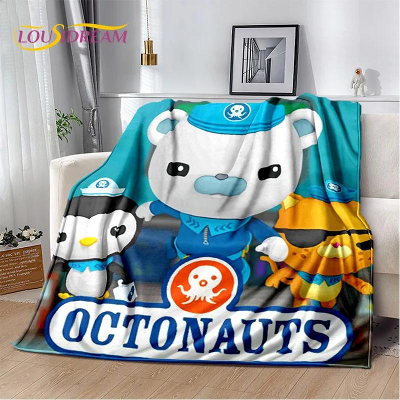 Coperta Bambino Carina The Octonauts Barnacles, Morbida Coperta Plaid per Casa Camera da Letto Letto Divano Picnic Viaggio Ufficio Coperta