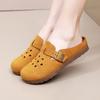 Hollow Hole Shoes Slippers Bag Head Soft Sole Lazy Slippers Retro Casual Half Drag