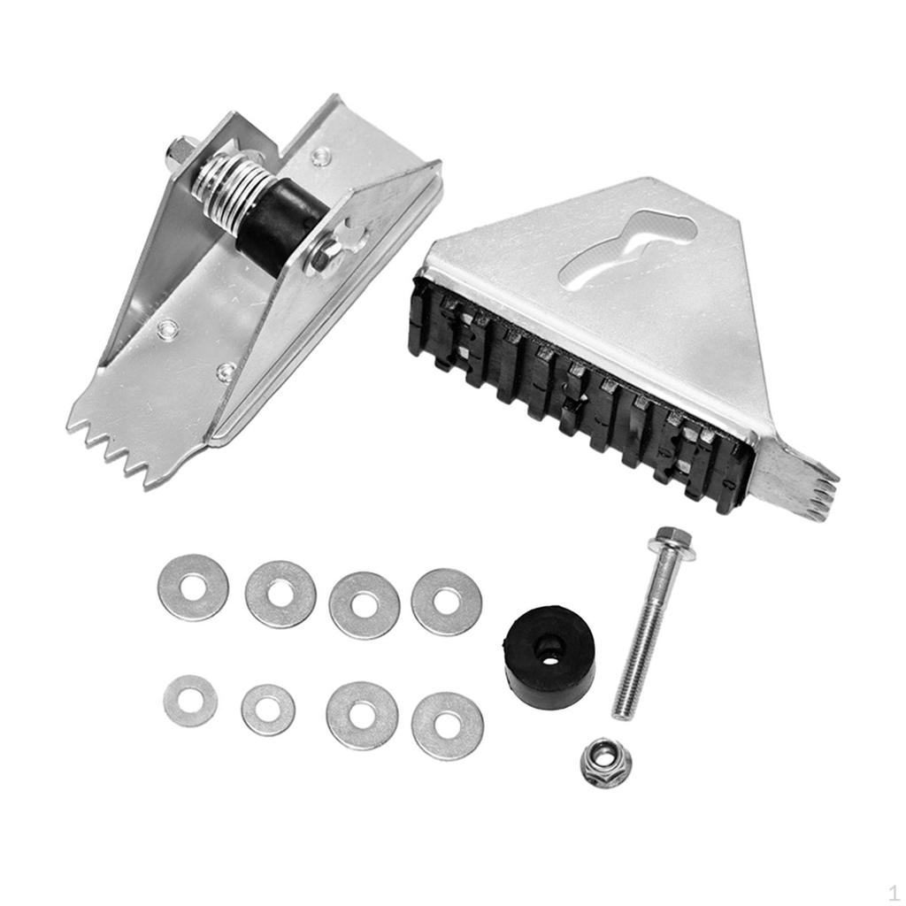 Extension Ladder Anti Skid Shoe Foot Accessories Repair Parts with Bolts, Nuts, Washers Aluminum