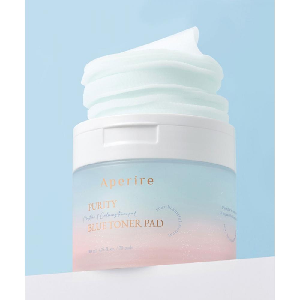 Aperire Pure Blue Toner Pad 140ml 70 Sheets