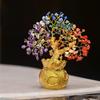 7 Chakra Feng Shui Tree of Life – Healing Crystal Bonsai – Ideal Gift for Home & Office Décor