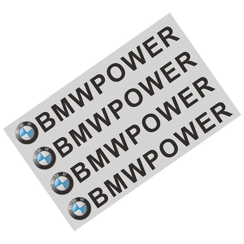 X4 X5 X6 Für BMW 4 STÜCKE Autoemblem Für BMW Power Aufkleber Autotürgriff Aufkleber Für BMW X1 X3 X5 X6 M3 M5 M6 E46 E39 E90 E60 E36 E39