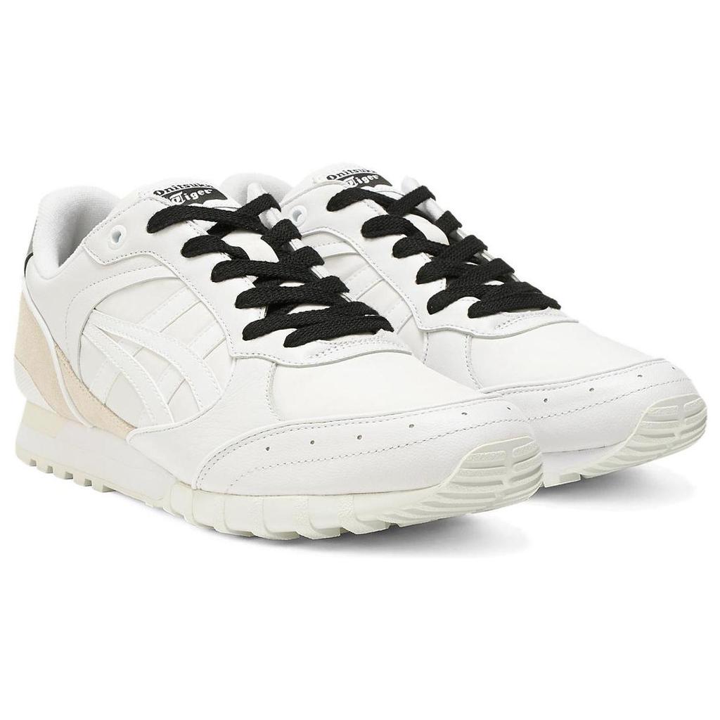 Onitsuka Tiger Colorado Eighty-Five White Beige Black Unisex Low Top Leather Suede Retro Trail Sneakers 1183C043-101