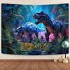 VIKAMA Prehistoric Dinosaur Jungle Tapestry Artistic Home Decor Tapestry Living Room Bedroom Home Furnishings